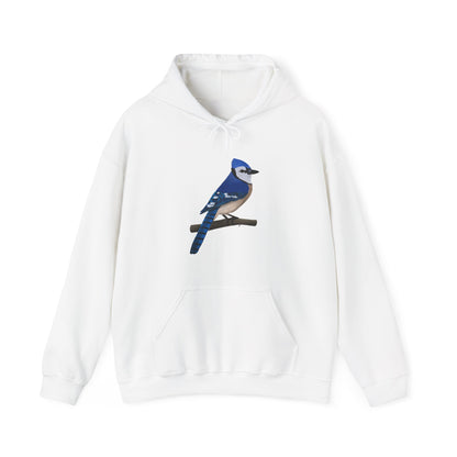 Blue Jay Bird Birdwatching Birder Hoodie