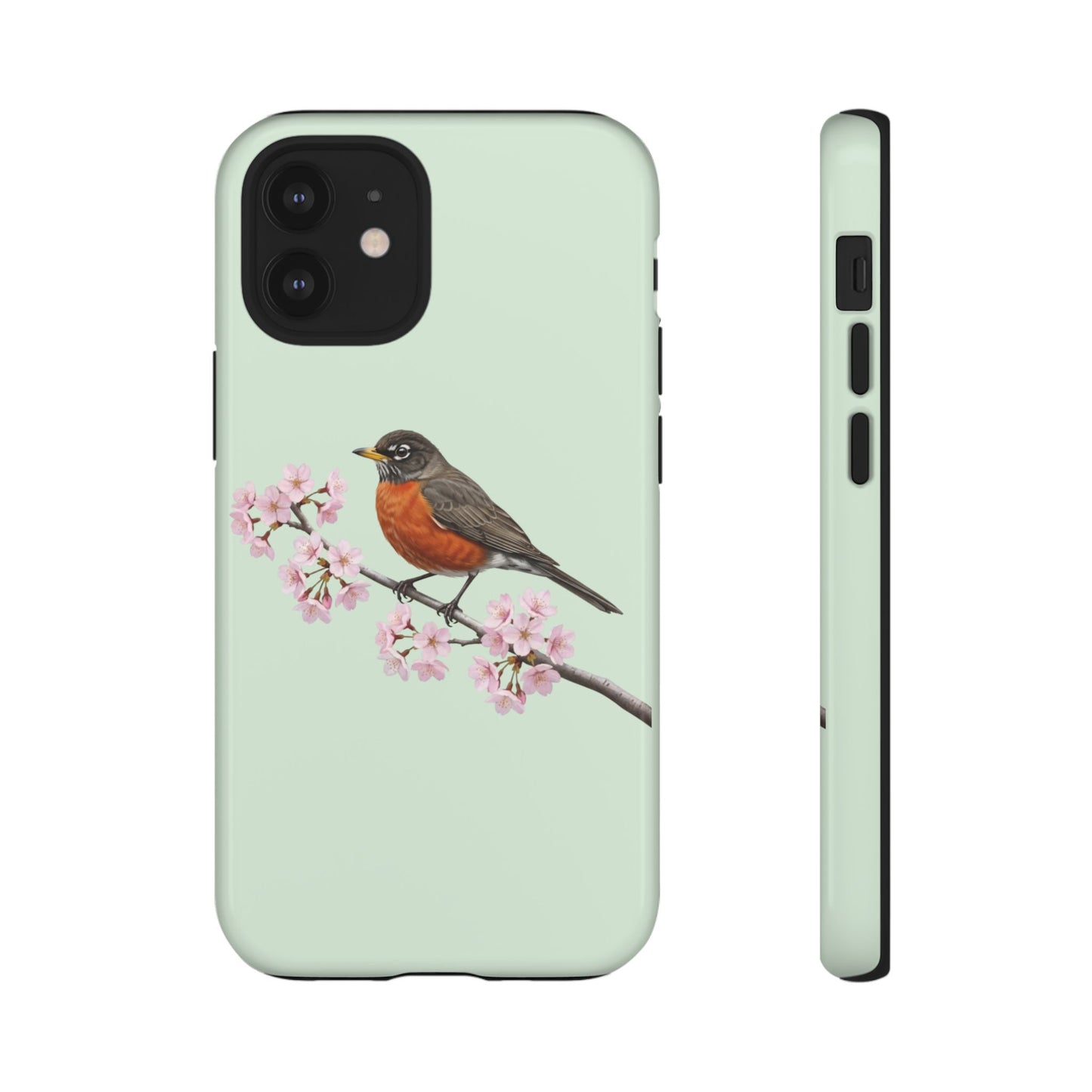 Wanderdrossel Handyhülle in mit animal lover Hintergrund