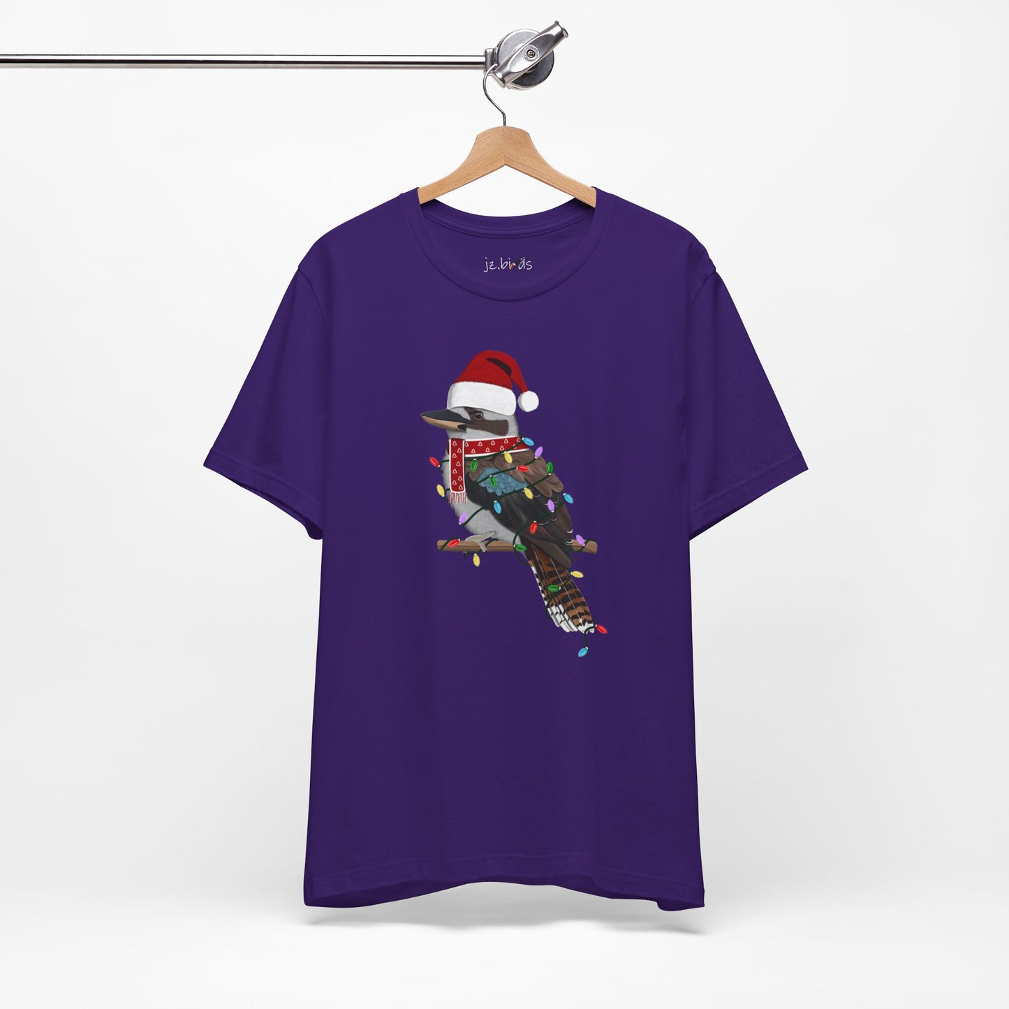 Kookaburra with Fairy Lights Christmas Bird T-Shirt