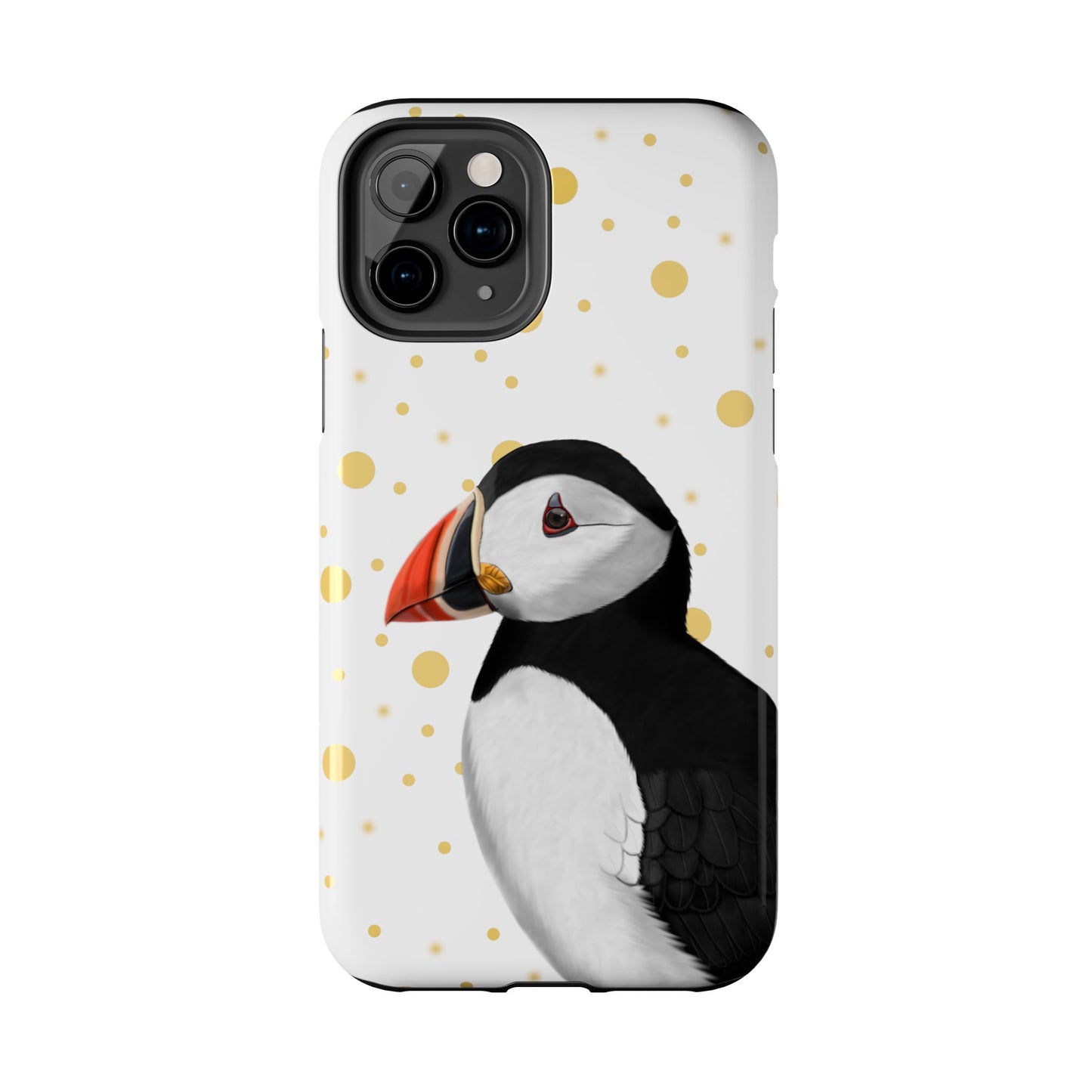 Puffin Bird Art Tough Phone Case White