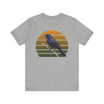 Grackle T-Shirt | Unisex Retail Fit Bird Lover Tee | Wildlife Birder Gift