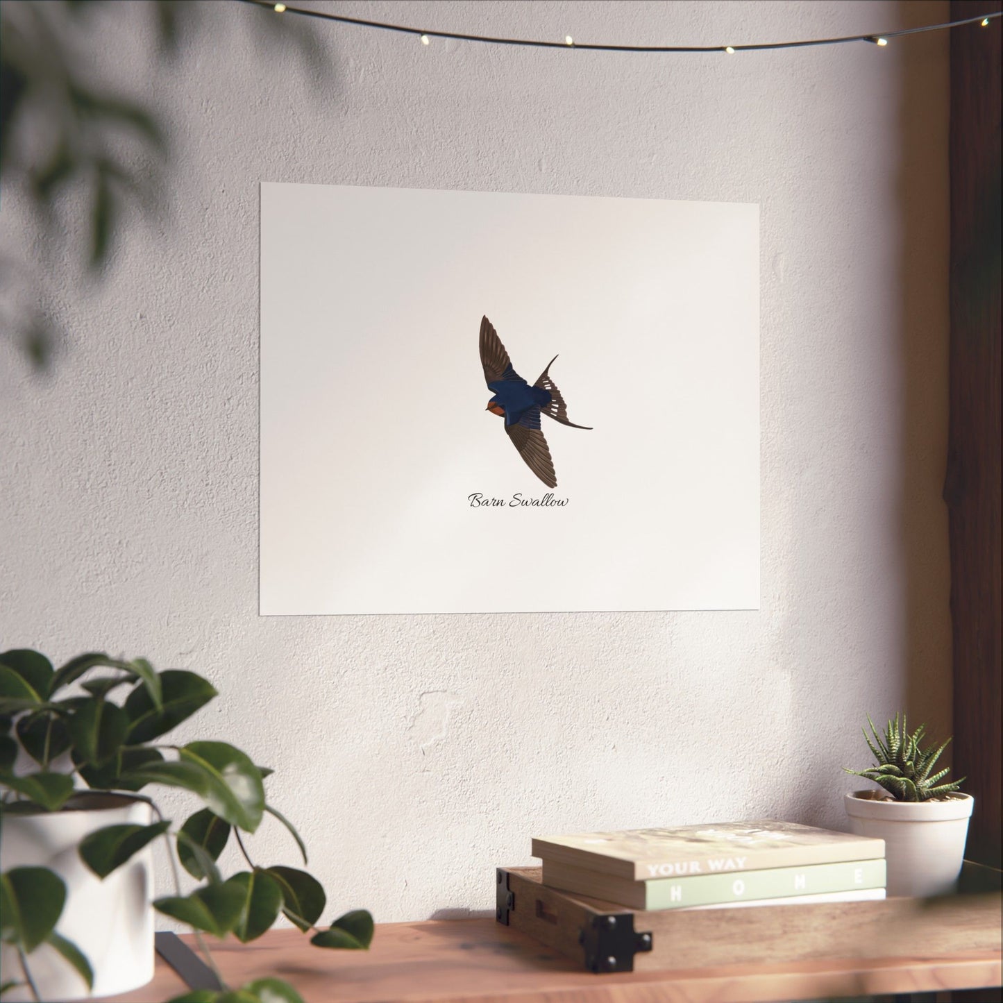 Barn Swallow Bird Birding Matte Poster