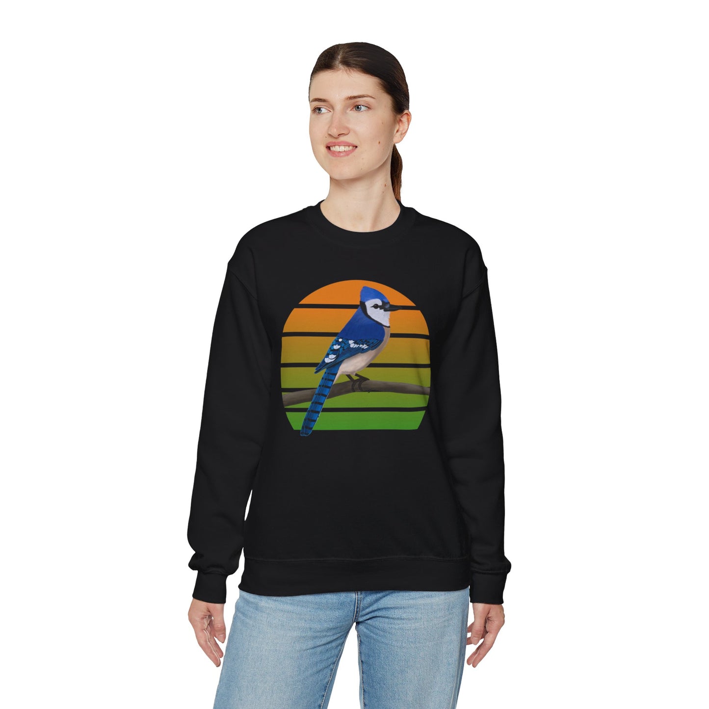 Blue Jay Birdlover Ornithologist Bird Sweatshirt