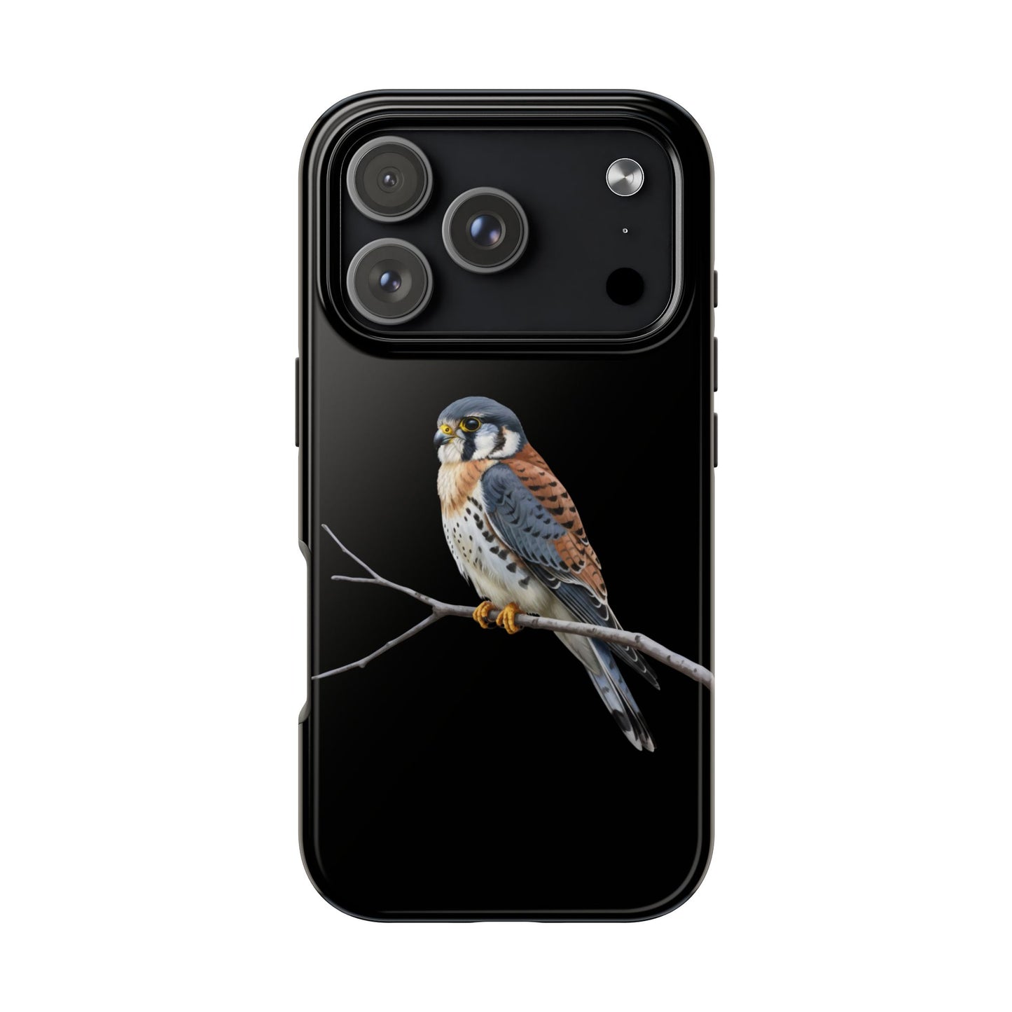 American Kestrel iPhone Case – Premium Tough Phone Cover Black