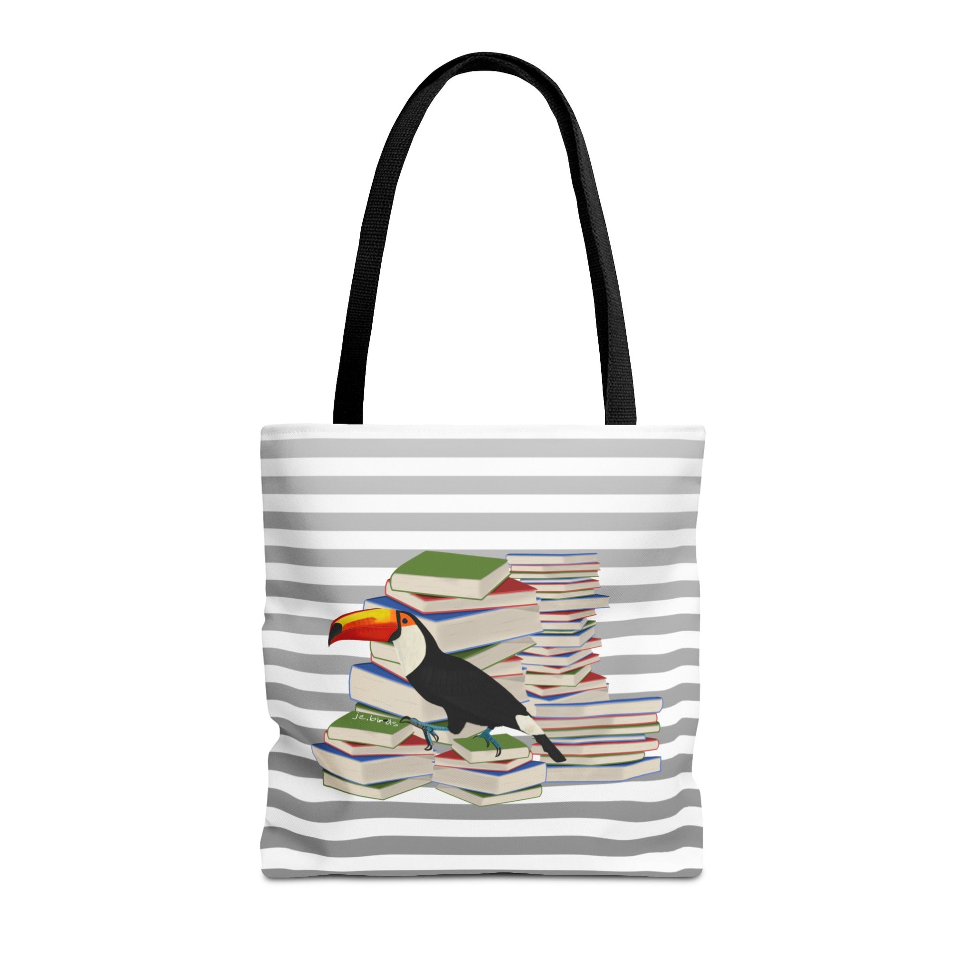 toucan bird books tote bag