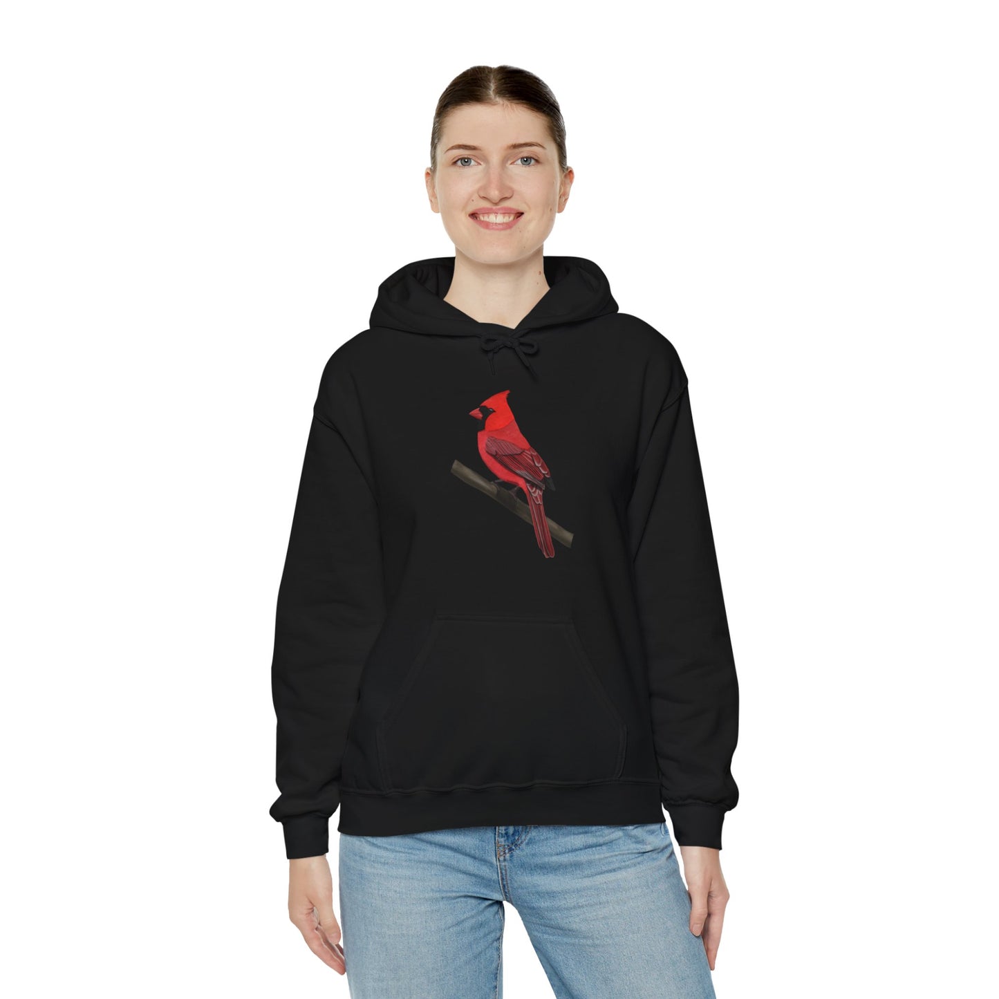 Cardinal Bird Birdwatching Birder Hoodie