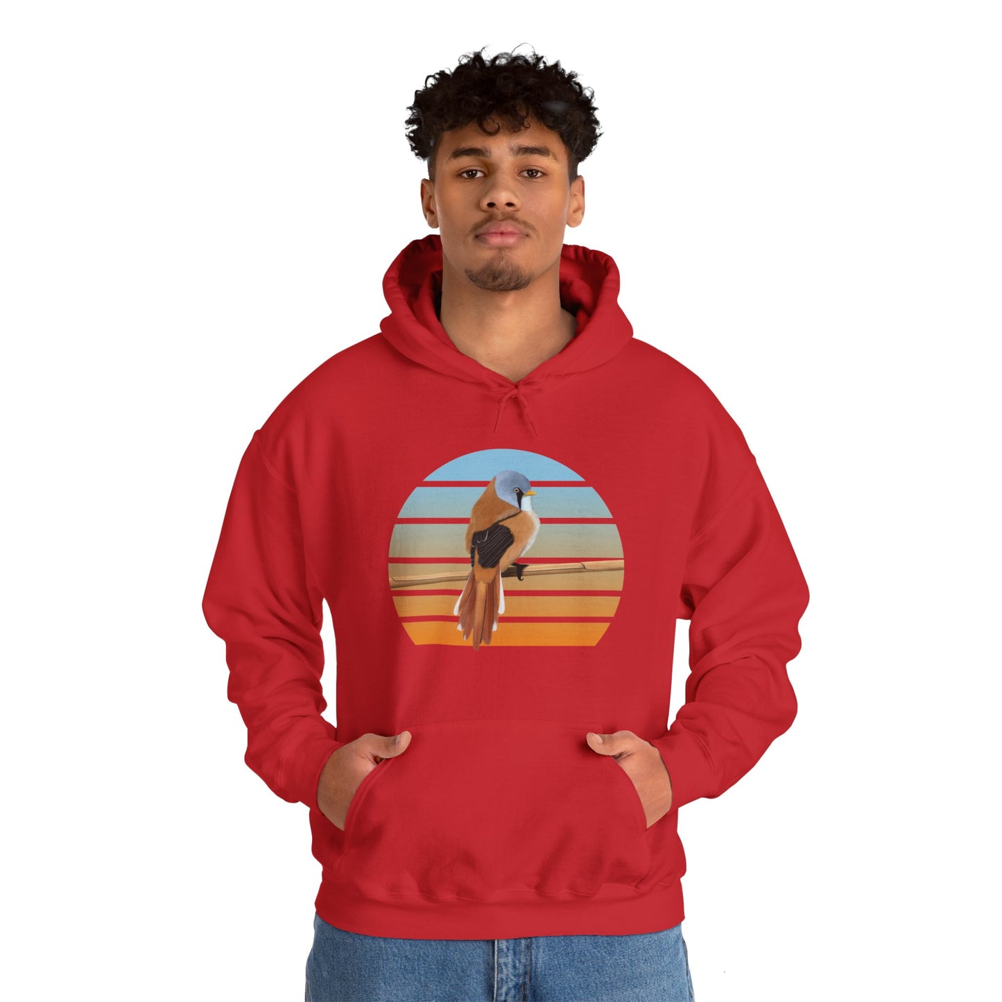 Bearded Reedling Bird Hoodie