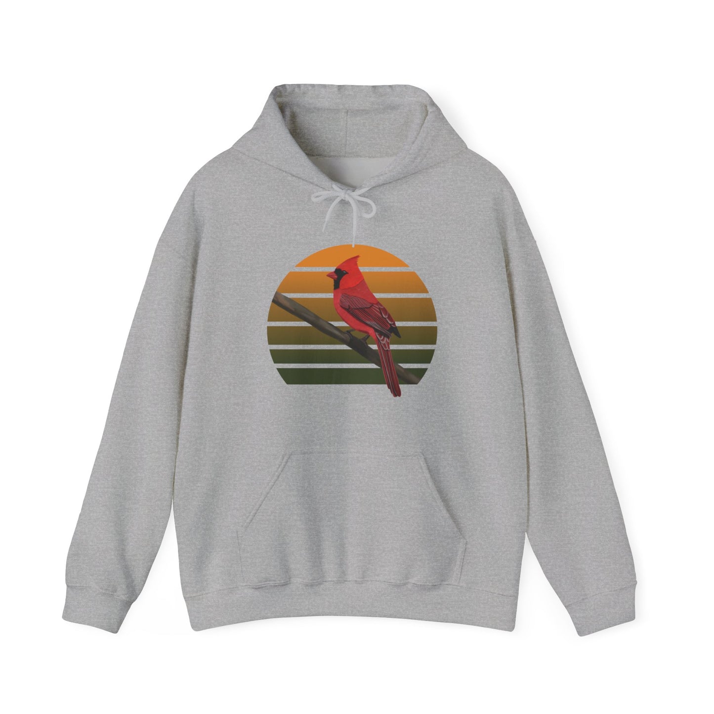 Cardinal Bird Hoodie