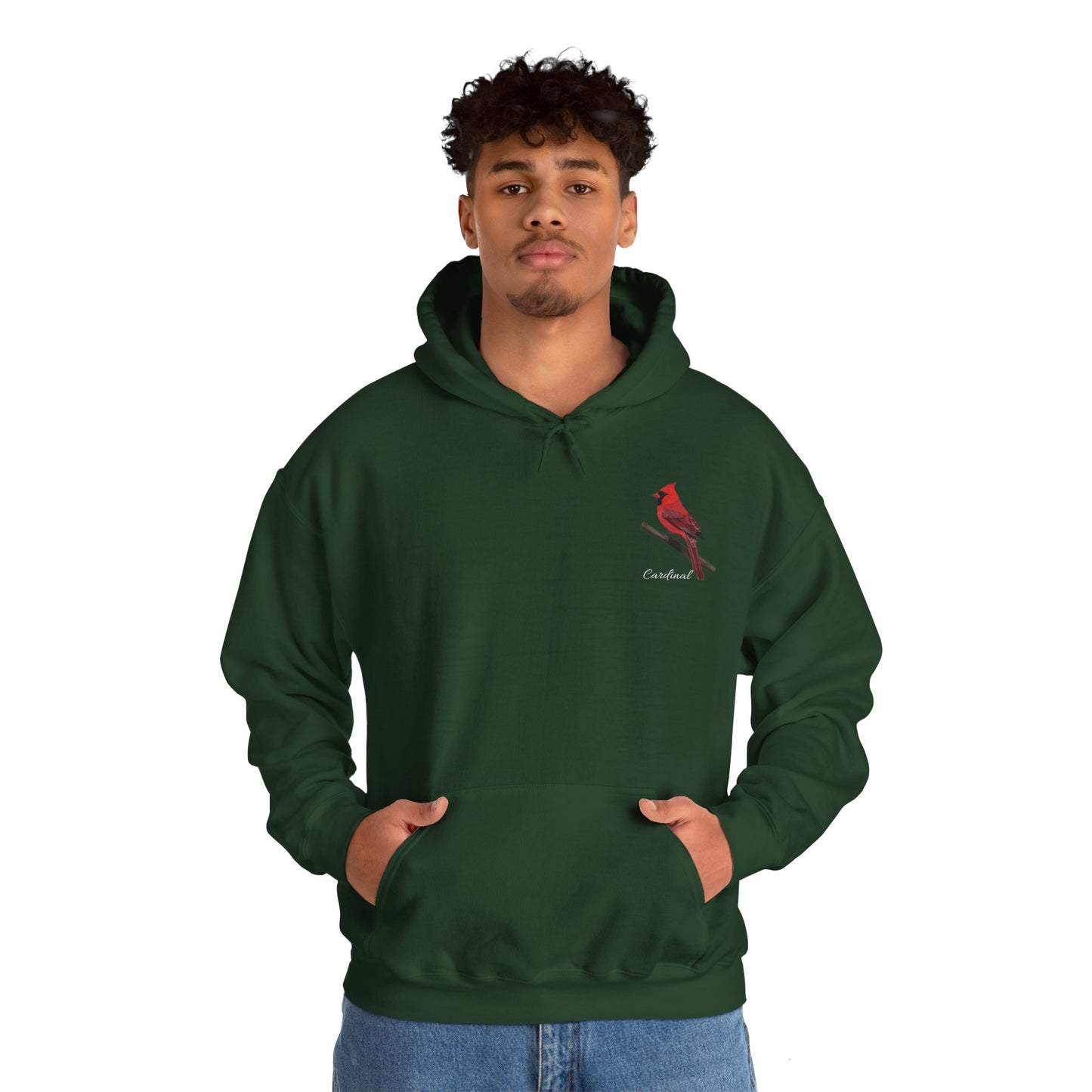 Cardinal Birding Birdwatching Bird Hoodie