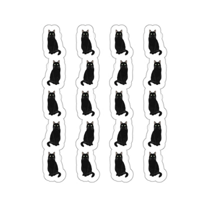 Little Black Cats Cat Lover Sticker