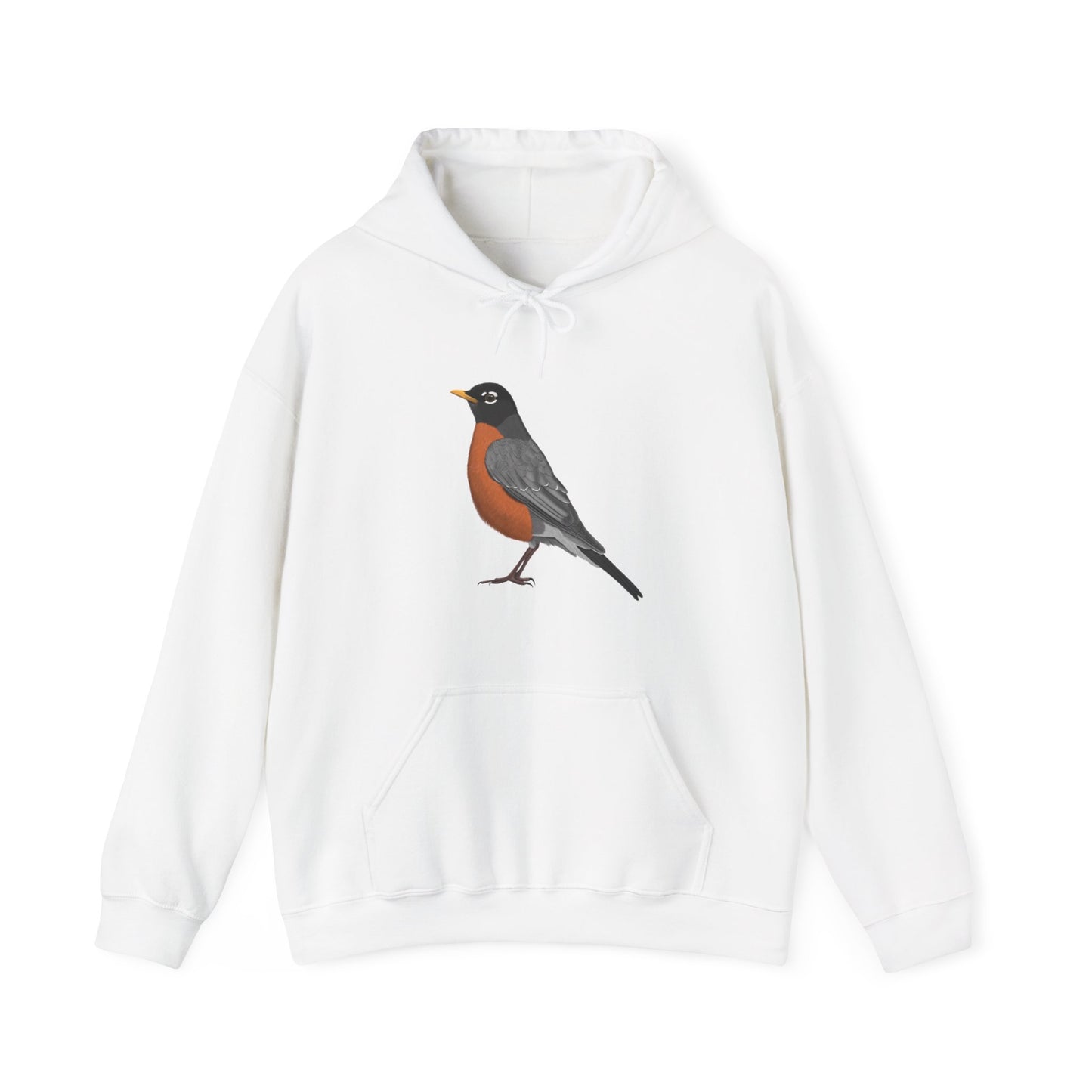 Robin Bird Birdwatching Birder Hoodie