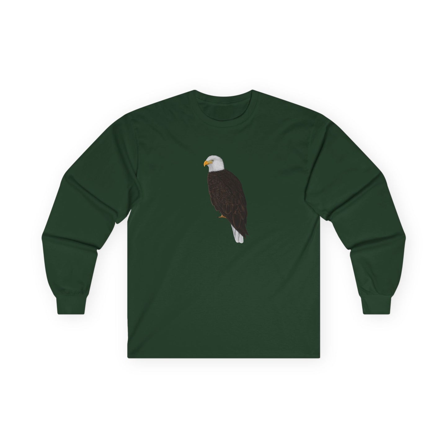 Bald Eagle Birding & Birdwatching Bird Cotton Long Sleeve T-Shirt