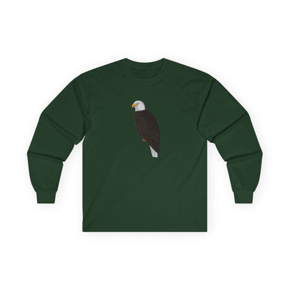 Bald Eagle Birding & Birdwatching Bird Cotton Long Sleeve T-Shirt