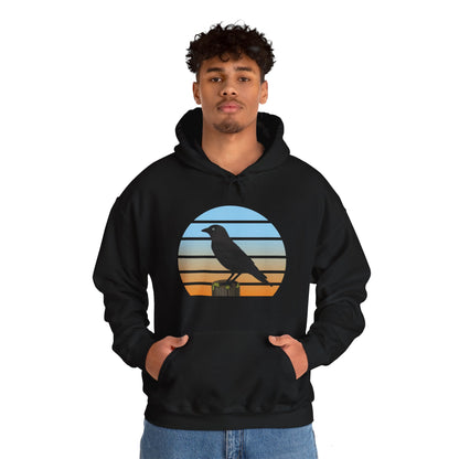 Western Jackdaw Bird Hoodie