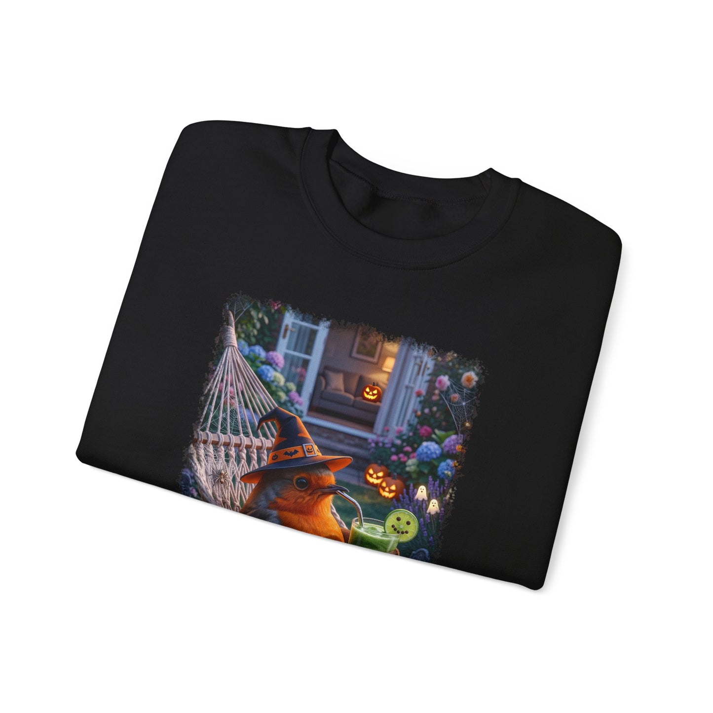 Robin Rosi Halloween Hammock Sweatshirt – Cozy Crewneck for Spooky Season