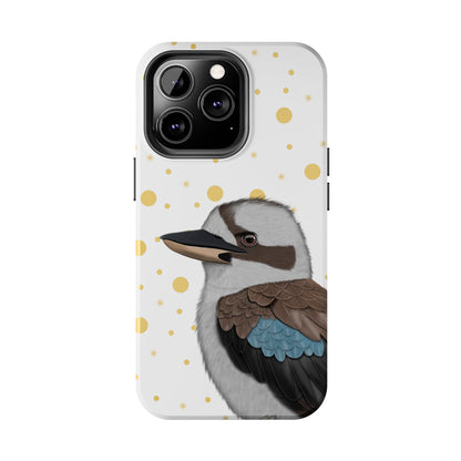 Kookaburra Bird Art Tough Phone Case White