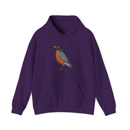 Robin Bird Birdwatching Birder Hoodie