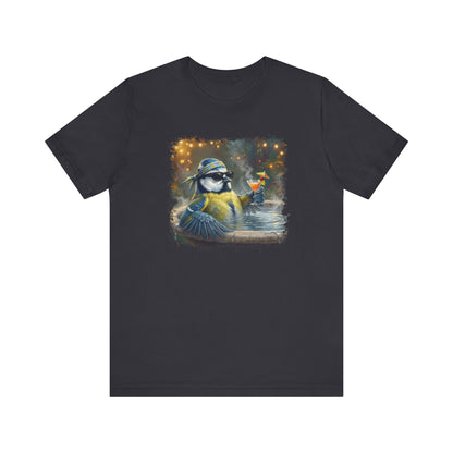 Bert Blaumeise im Urlaubsmodus | Lustiges Vogel T-Shirt Unisex – band tshirt,