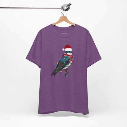 Tree Swallow with Fairy Lights Christmas Bird T-Shirt