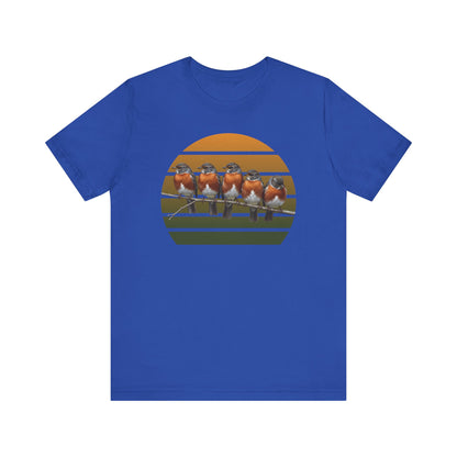 American Robin Premium T-Shirt | Unique Birdwatcher & Birder Gift by jz.birds