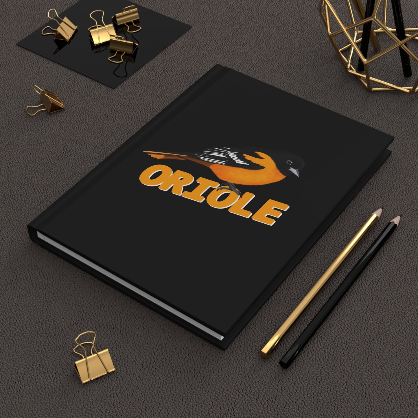 Oriole Bird Hardcover Journal 150 Pages A5 for Bird Lovers & Bird Watchers