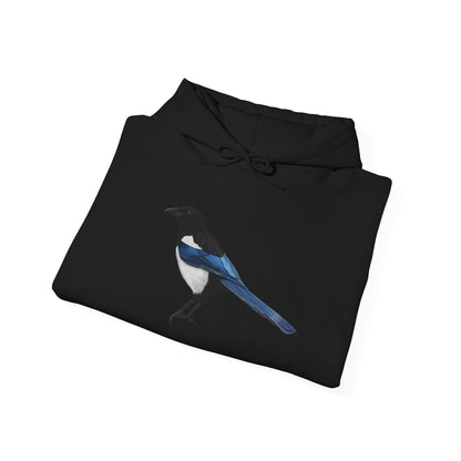 Magpie Bird Birdwatching Birder Hoodie