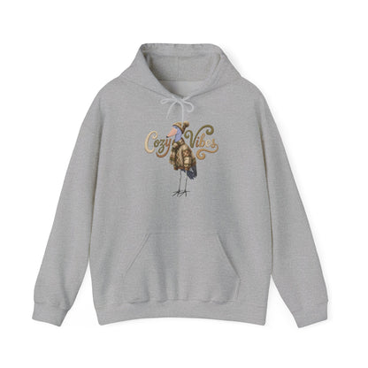 Schuhschnabel mit Strickpullover Cozy Vibes Hoodie - Vogel Kapuzenpullover für Vogelbeobachter & Naturliebhaber mit Vogelmotiv