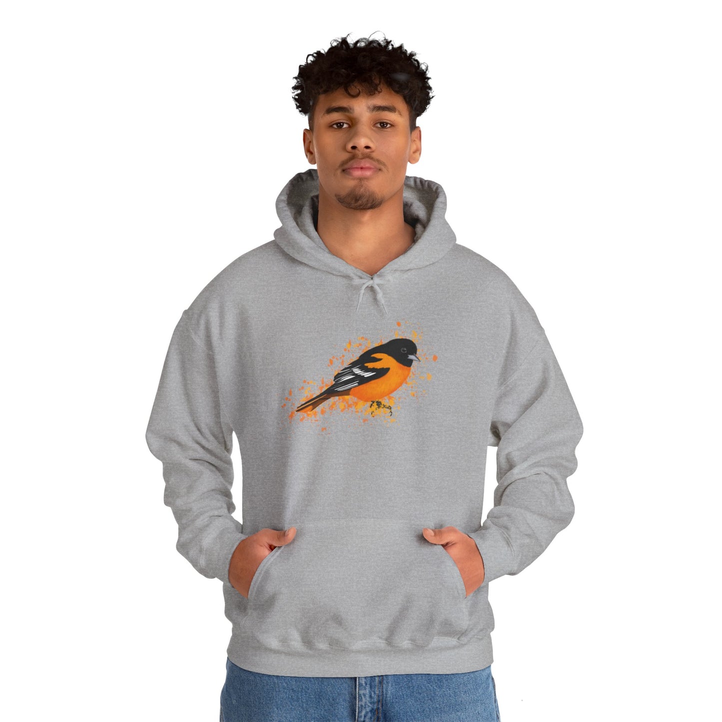 Baltimore Oriole Bird Unisex Hoodie - jz.birds