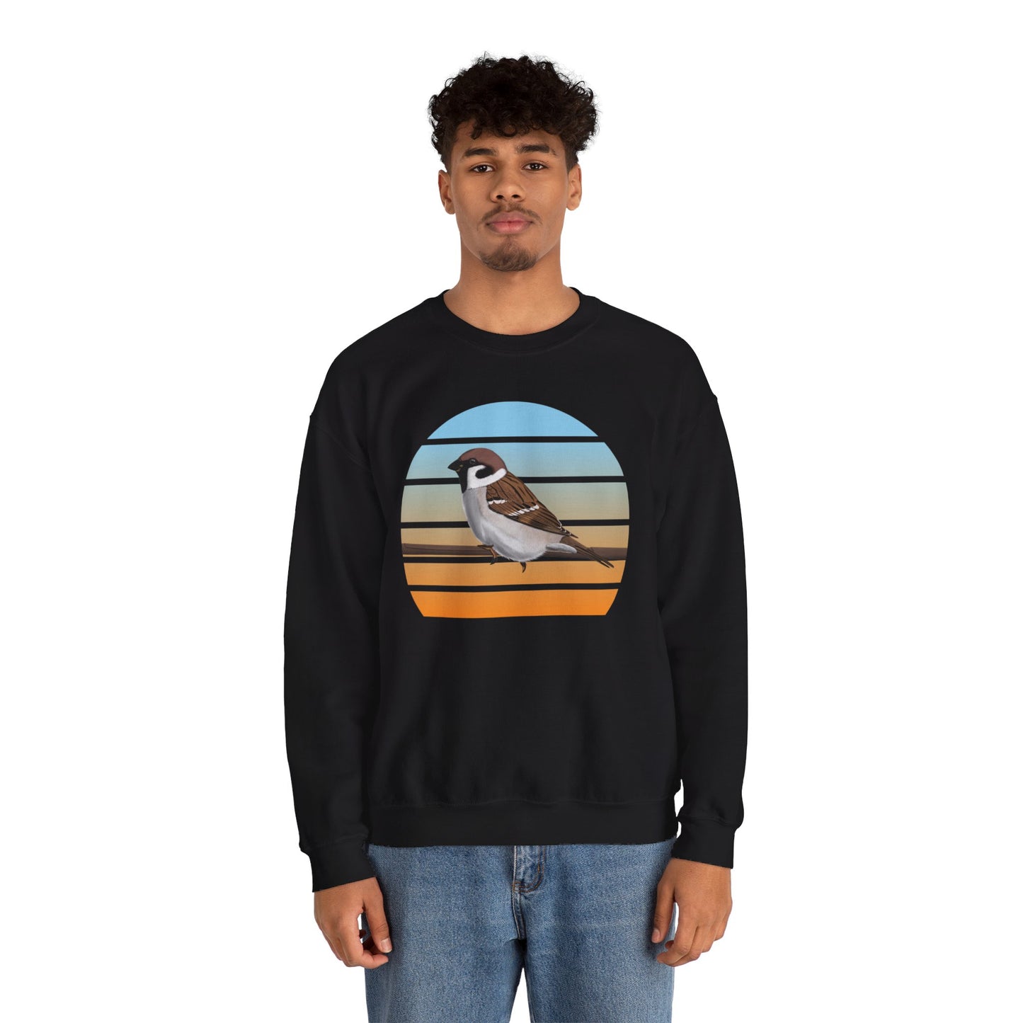 Tree Sparrow Birdlover Ornithologist Bird Sweatshirt