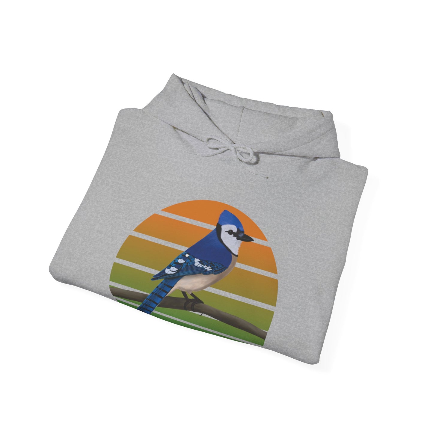 Blue Jay Bird Hoodie