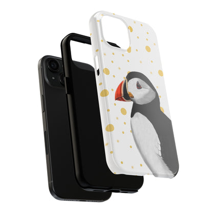 Puffin Bird Art Tough Phone Case White