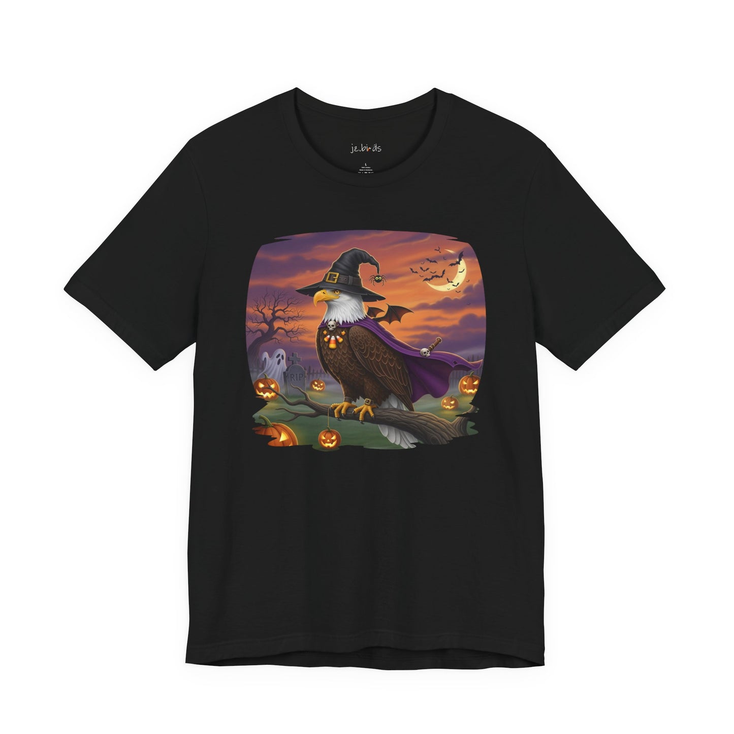 Bald Eagle Halloween Bird T-Shirt - Spooky and Funny Halloween Costume for Bird Lovers