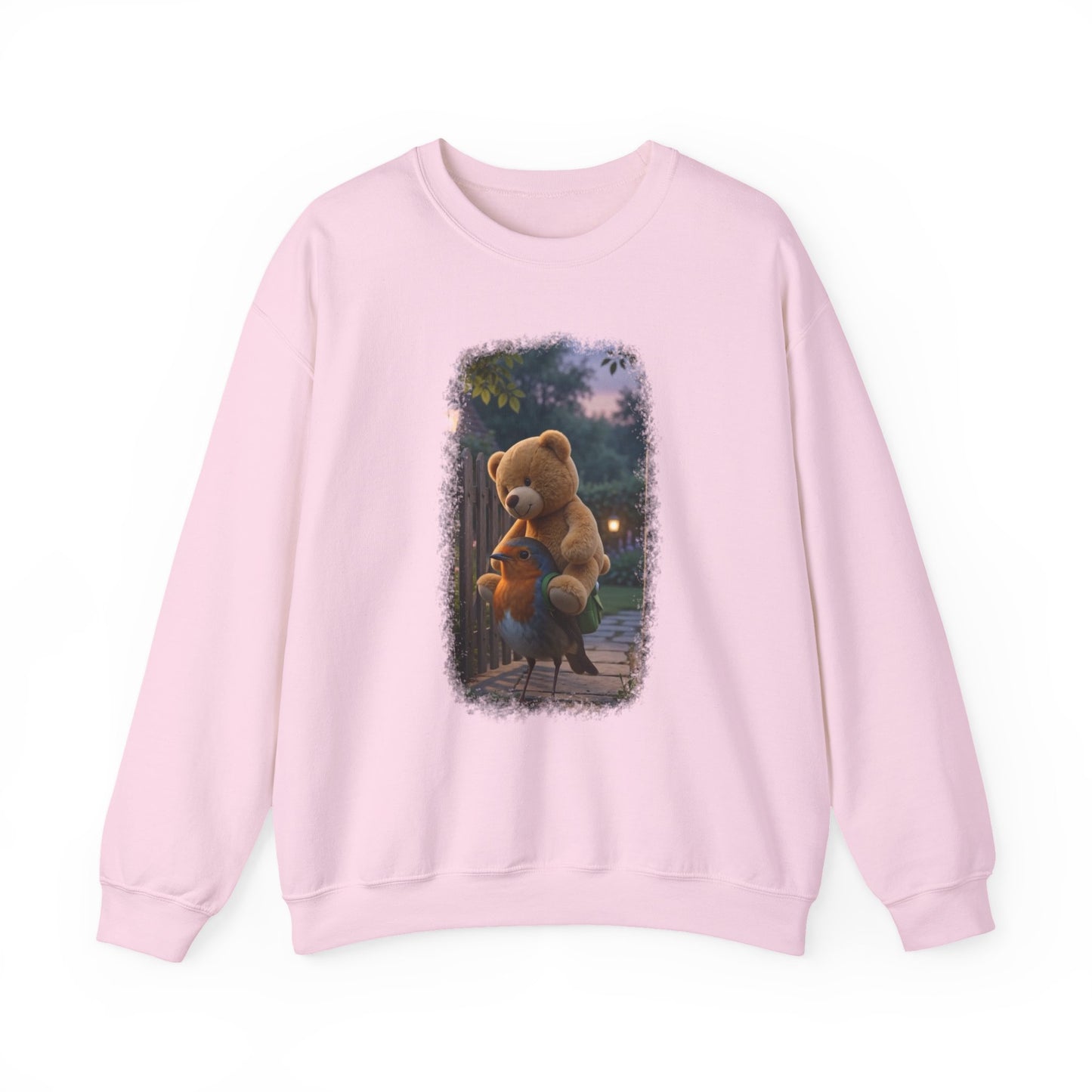 Robin Rosi Giant Teddy Bear Premium Sweatshirt for Bird Lovers