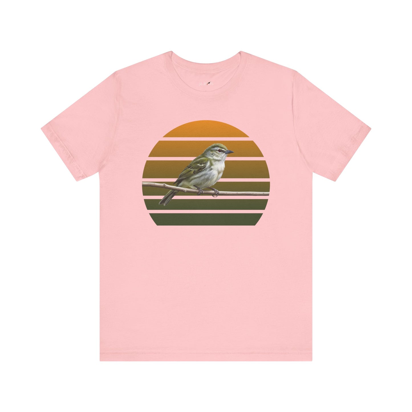 Red-Eyed Vireo T-Shirt | Unisex Retail Fit Bird Lover Tee | Wildlife Birder Gift