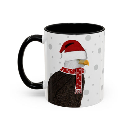 Bald Eagle Christmas Bird Coffee Mug