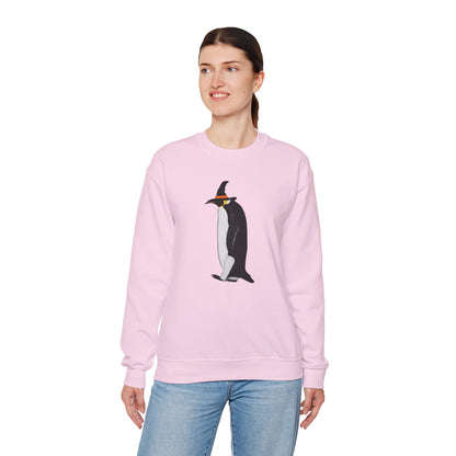 Penguin Halloween Birds Witch Birdwatcher Sweatshirt