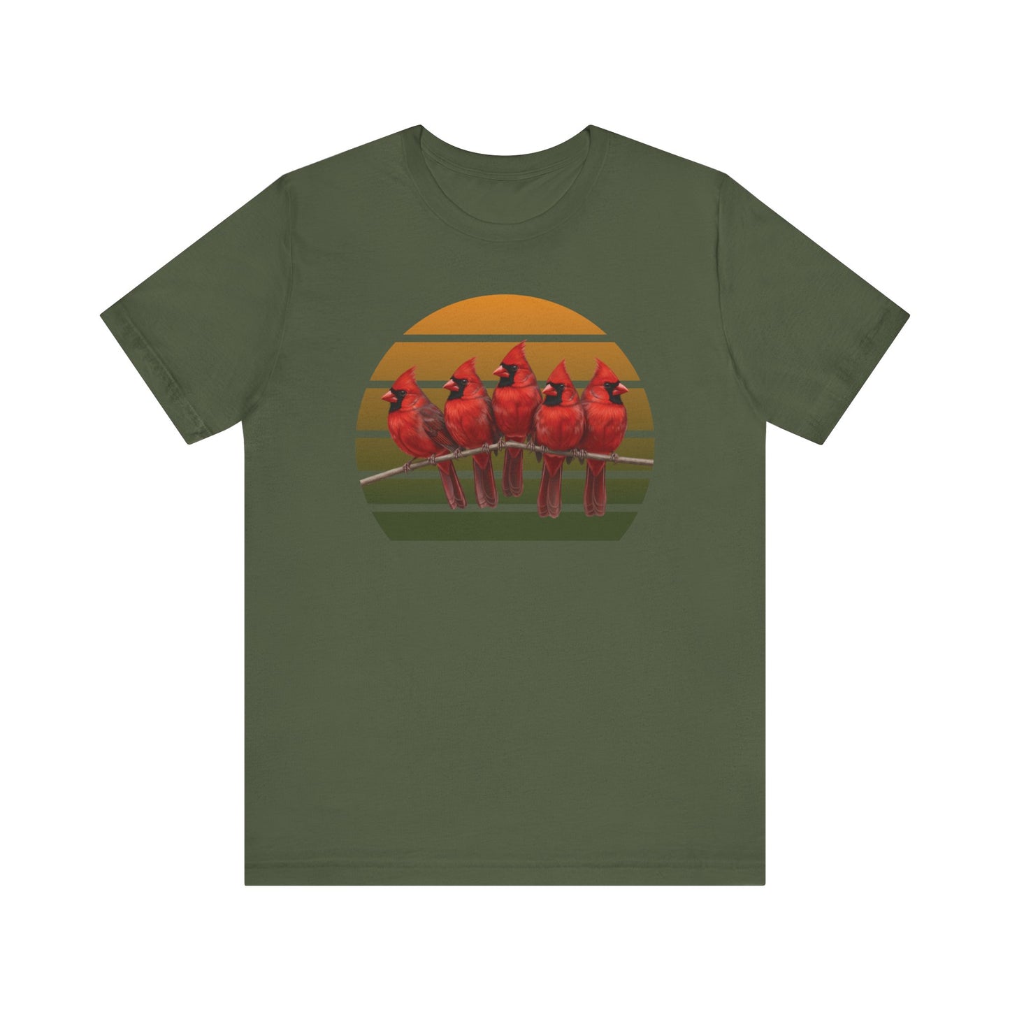 Cardinal Premium T-Shirt | Unique Birdwatcher & Birder Gift by jz.birds