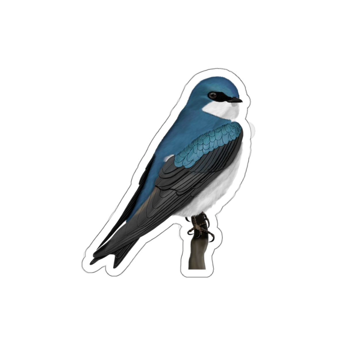 Tree Swallow Bird Kiss-Cut Sticker