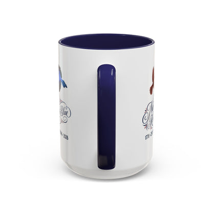 Cardinal & Blue Jay America 250 Mug | Red, White & Blue Ceramic Cup