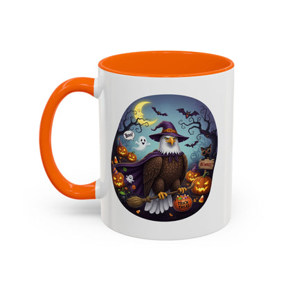 Bald Eagle Halloween Bird Mug - A Spooky & Funny Halloween Cup