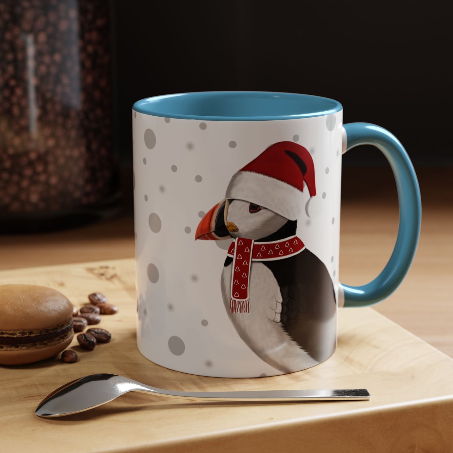 Puffin Christmas Bird Coffee Mug