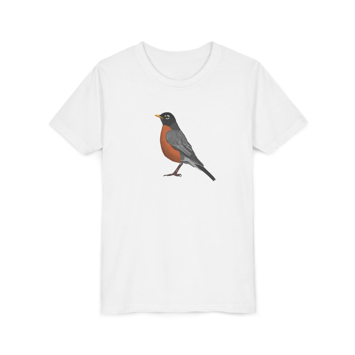 American Robin Birding & Birdwatching Bird Youth T-Shirt