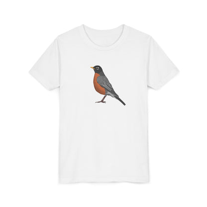 American Robin Birding & Birdwatching Bird Youth T-Shirt