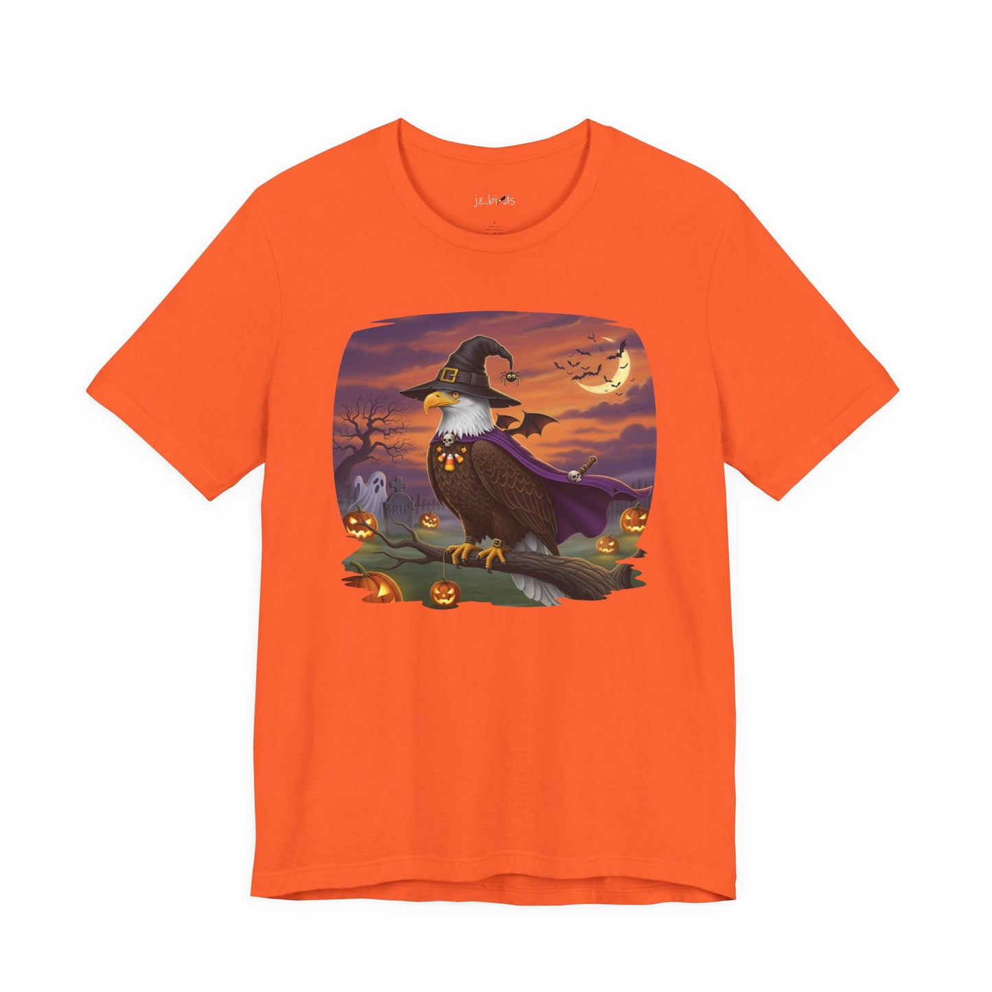 Bald Eagle Halloween Bird T-Shirt - Spooky and Funny Halloween Costume for Bird Lovers