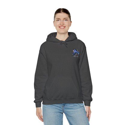 Blue Jay Birding Birdwatching Bird Hoodie