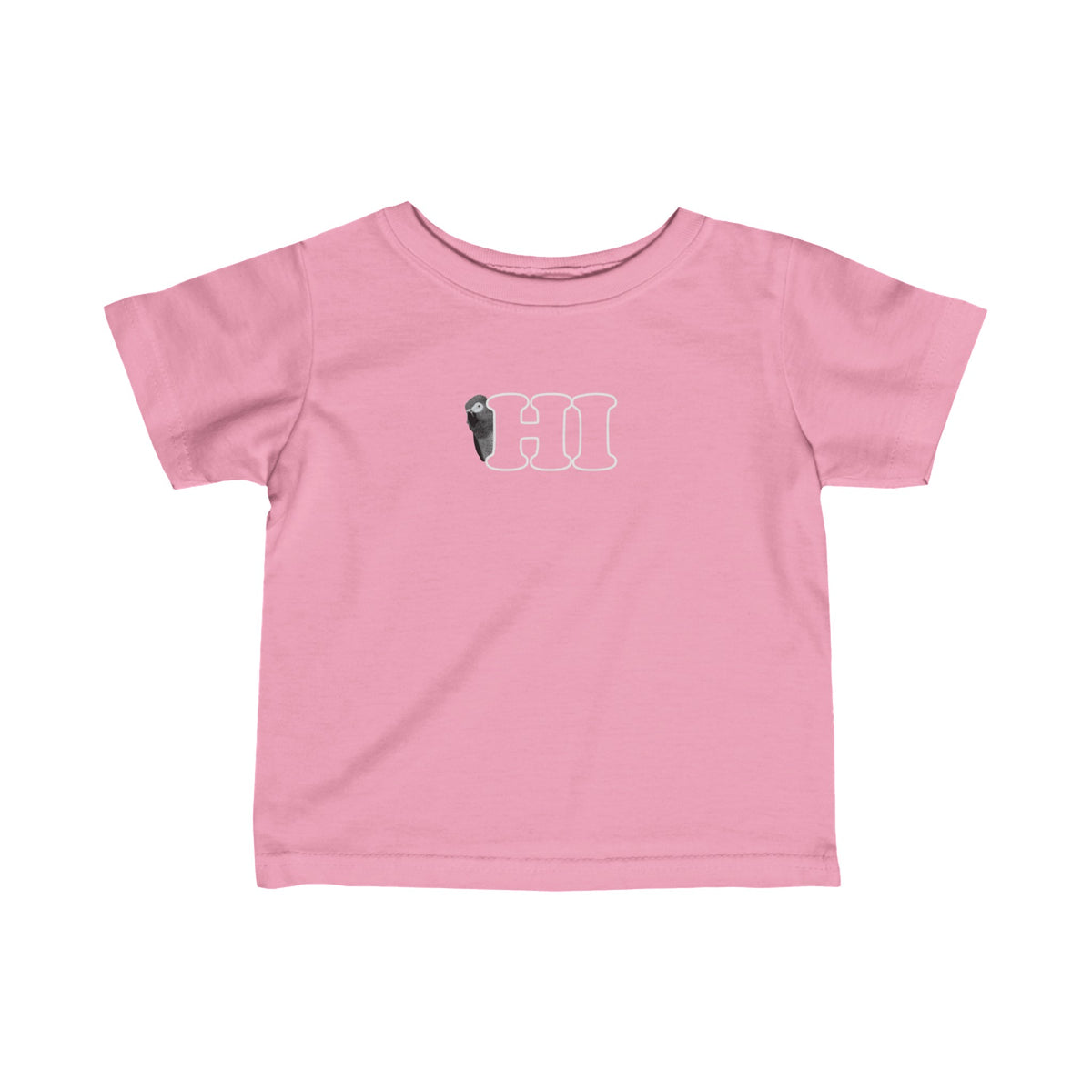 Grey Parrot Bird Hi Baby & Toddler Fine Jersey Tee – Kids clothes