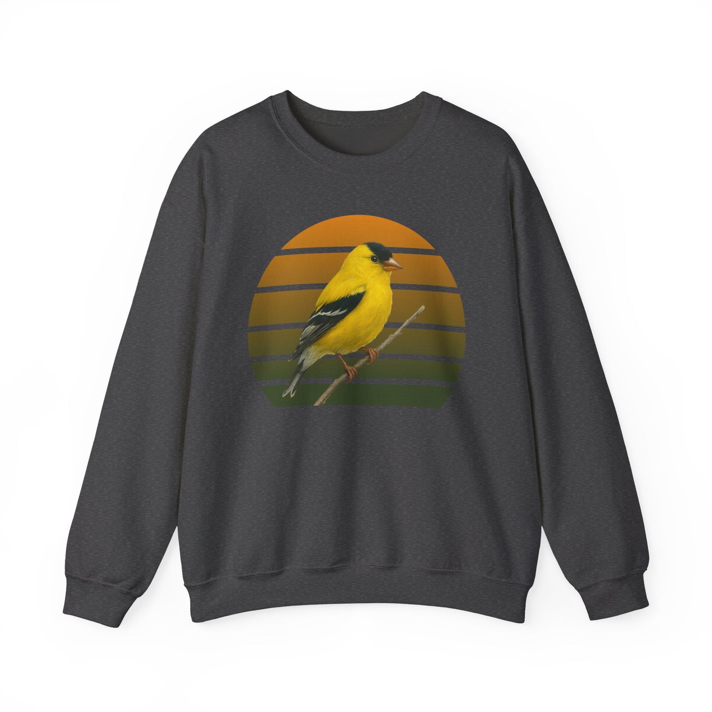 American Goldfinch Sweatshirt | Unisex Bird Lover Pullover | Wildlife Birder Gift | Songbird Crewneck