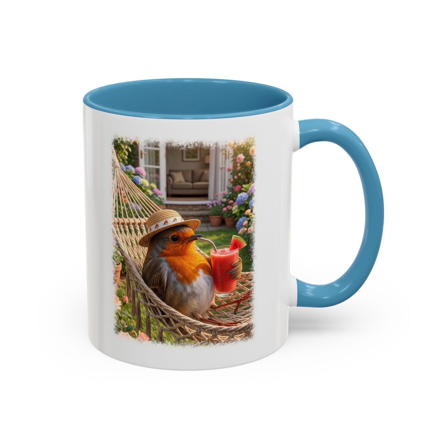 Robin Rosi Hammock and Smoothie Mug for Bird Lovers