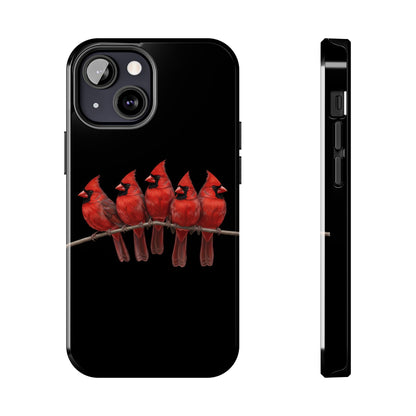 Cardinal Dual-Layer iPhone Case with Bird Art – The Perfect Gift for Ornithologists & Bird Lovers