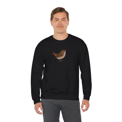 Wren Bird Watcher Biologist Crewneck Sweatshirt